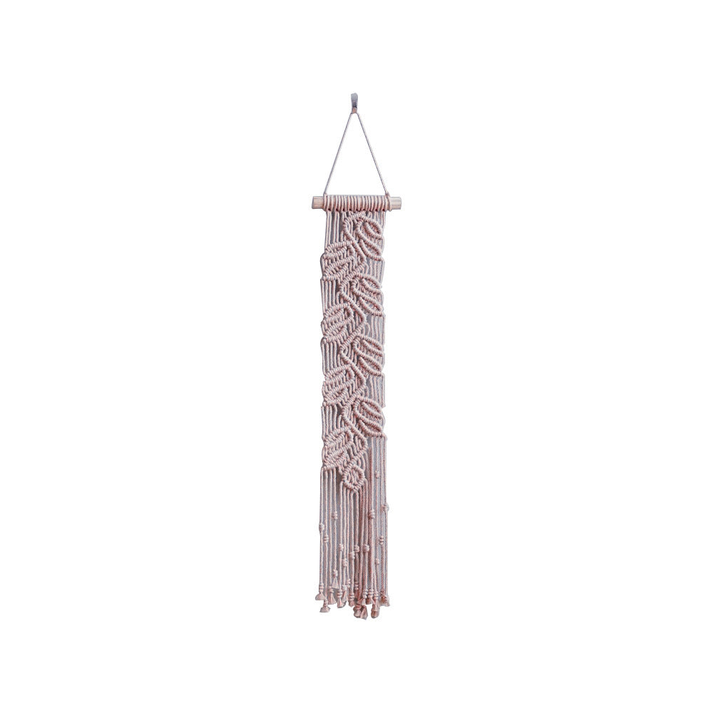 Handwoven Macrame Wall Decoration with Leaf Design | Thrascher