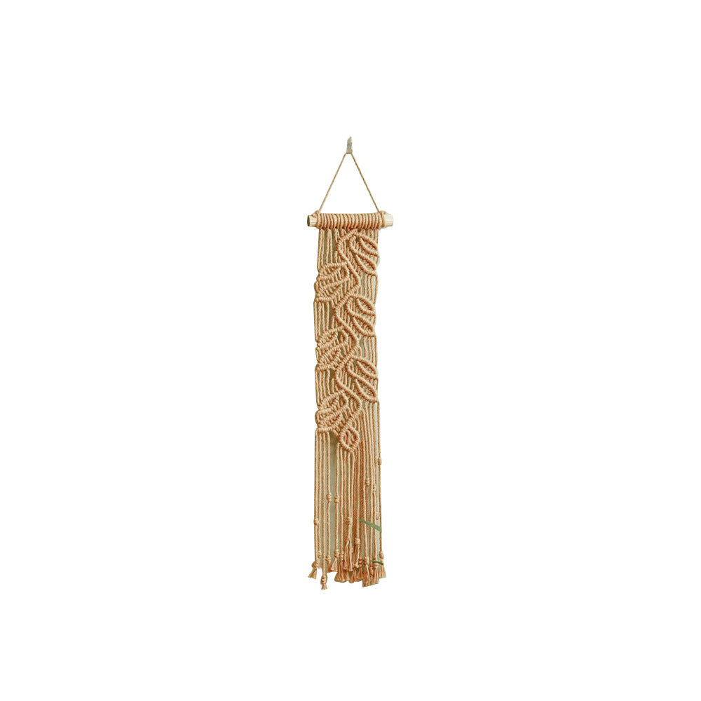 Handwoven Macrame Wall Decoration with Leaf Design | Thrascher