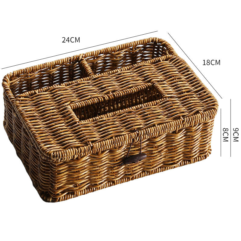 Handwoven Multi-Part Storage Basket | Thrascher