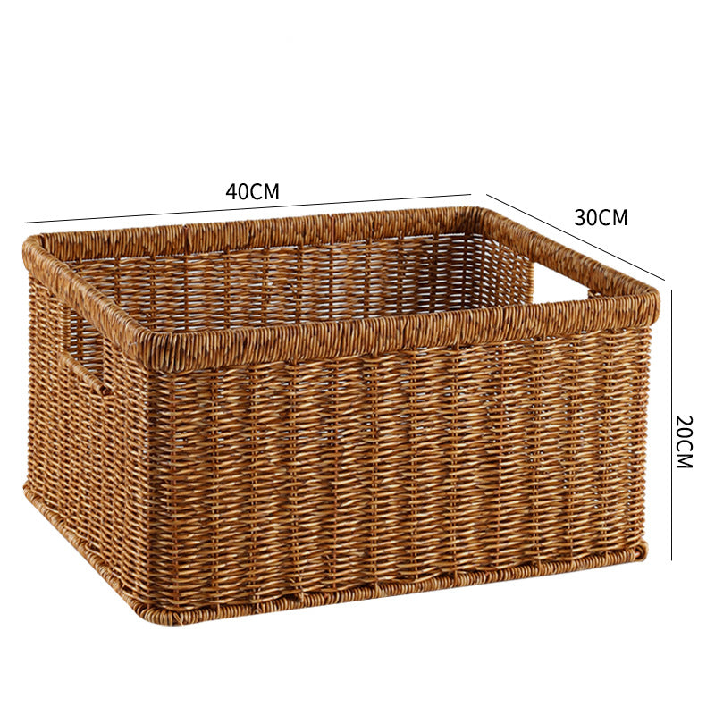 Handwoven Multifunctional Storage Basket Brown | Thrascher