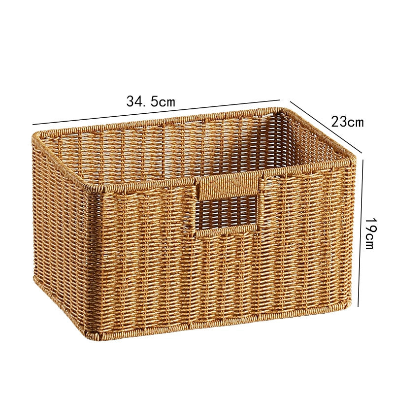 Handwoven Multifunctional Storage Basket Brown | Thrascher