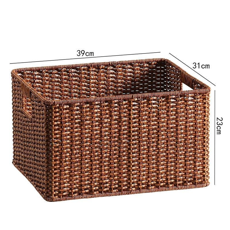 Handwoven Multifunctional Storage Basket Brown | Thrascher