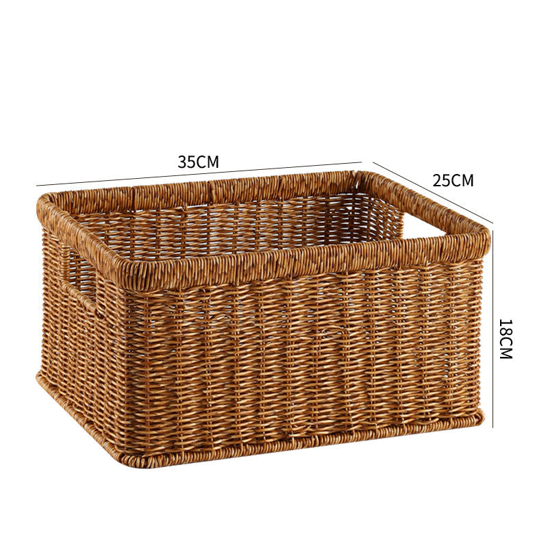 Handwoven Multifunctional Storage Basket Brown | Thrascher