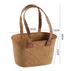 Handwoven Multifunctional Storage Basket Coffee Orange | Thrascher