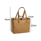 Handwoven Natural Fiber Beach Bag | Thrascher