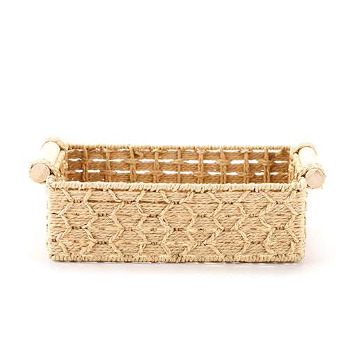 Handwoven Rectangular Storage Basket | Thrascher