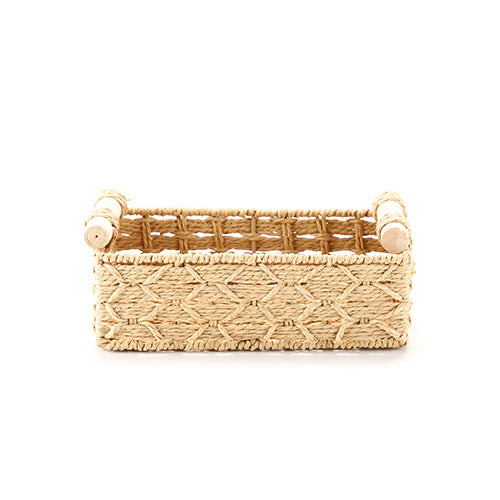 Handwoven Rectangular Storage Basket | Thrascher