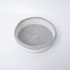 Handwoven Storage Basket with Decorative Edge | Thrascher
