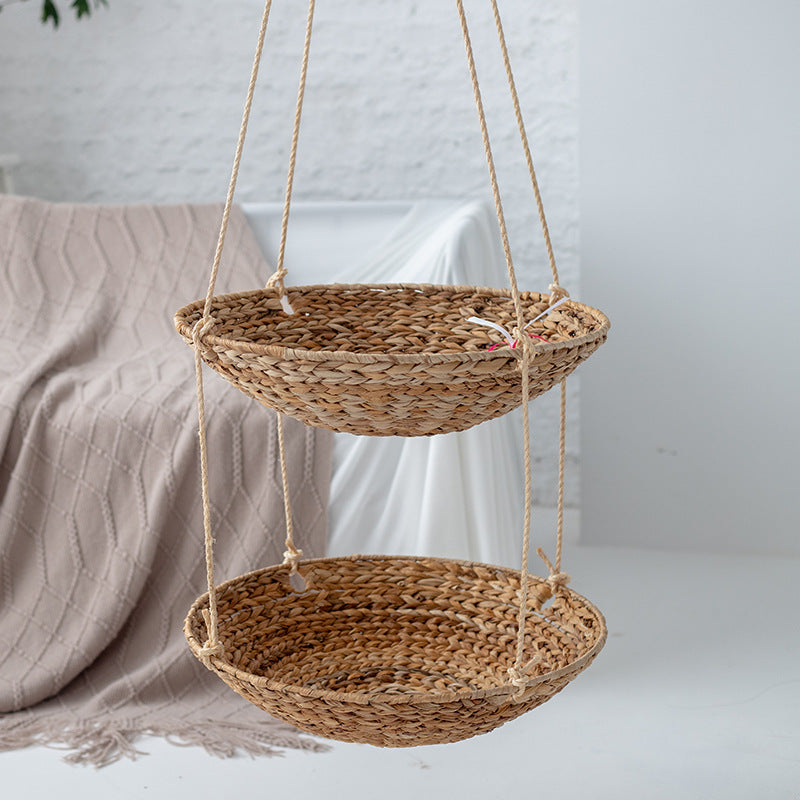 Hanging Chair made of Braided Natural Material with Comfortable Cushions | Thrascher
