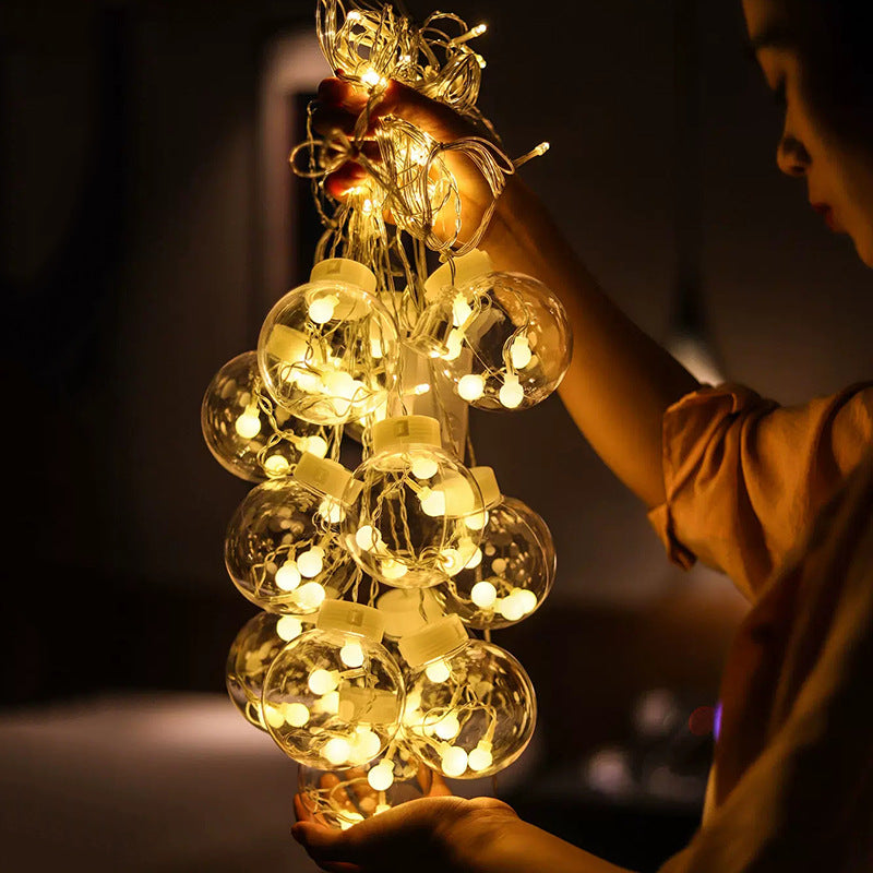 Hanging LED Globe String Lights | Thrascher