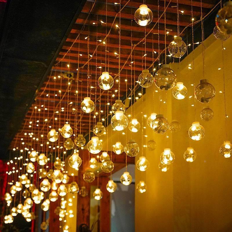 Hanging LED Globe String Lights | Thrascher
