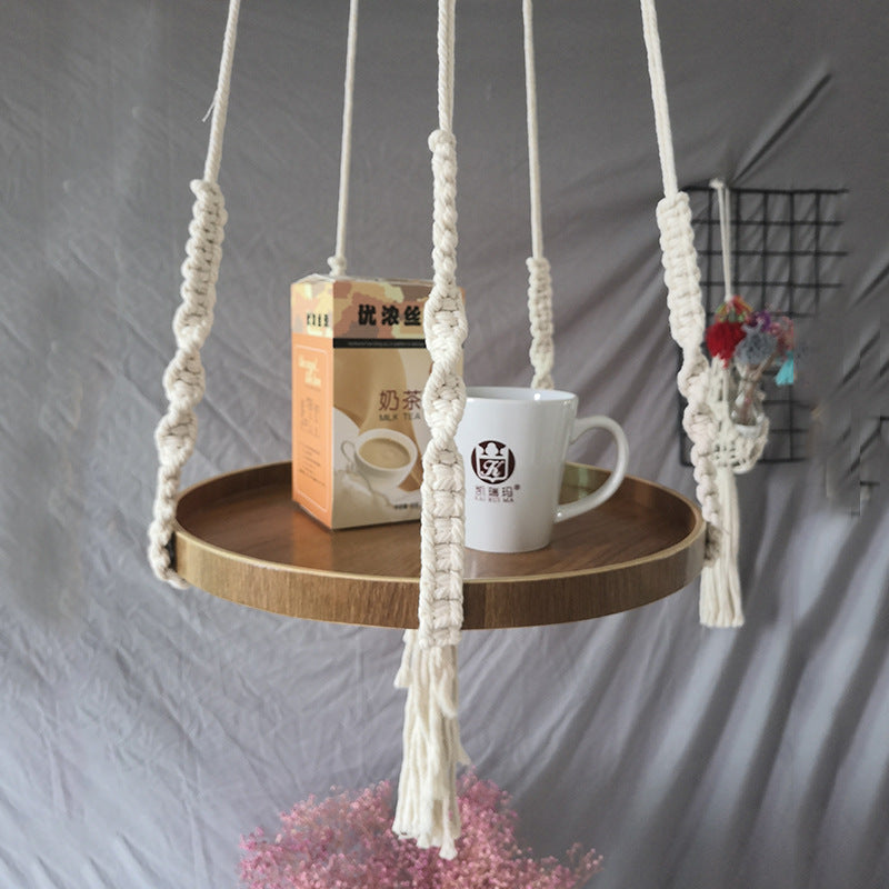 Hanging Macrame Shelf | Thrascher