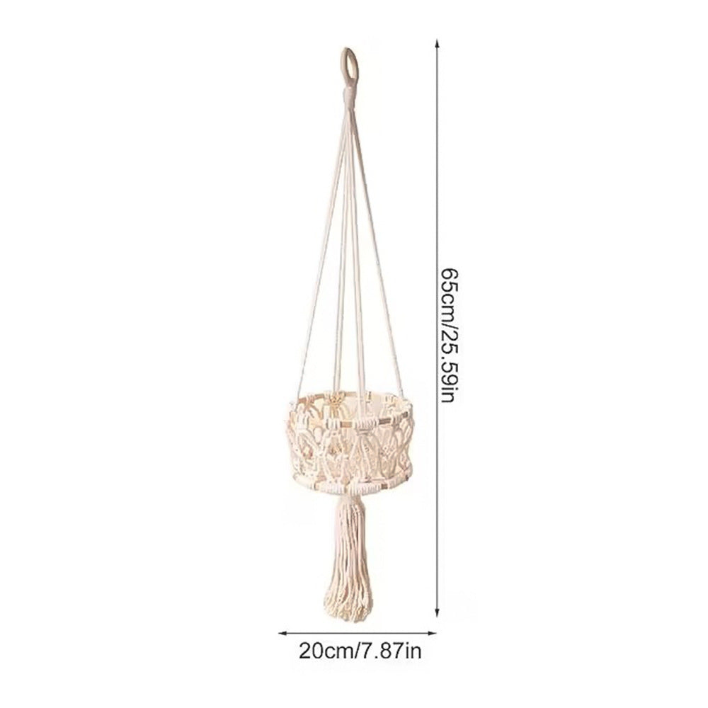 Hanging Macrame Storage Basket | Thrascher