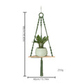 Hanging Plant Holder Green Triangle | Thrascher