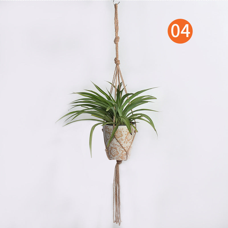 Hanging Plant Holder Jute Tape | Thrascher