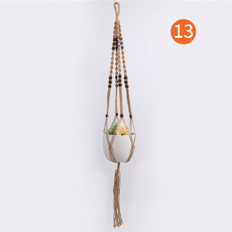 Hanging Plant Holder Jute Tape | Thrascher
