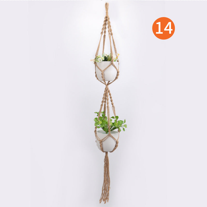 Hanging Plant Holder Jute Tape | Thrascher