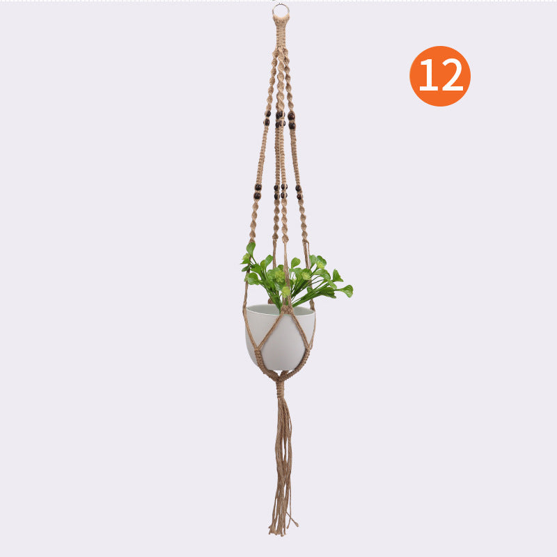 Hanging Plant Holder Jute Tape | Thrascher