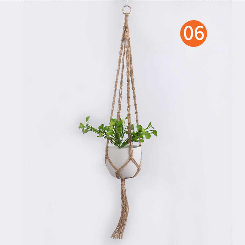 Hanging Plant Holder Jute Tape | Thrascher