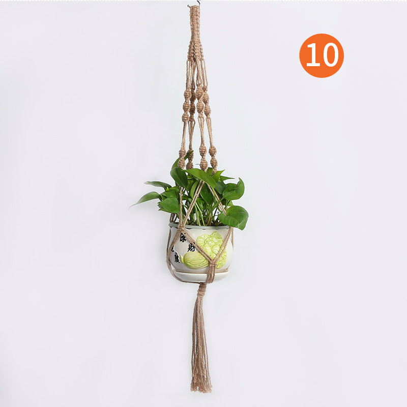 Hanging Plant Holder Jute Tape | Thrascher