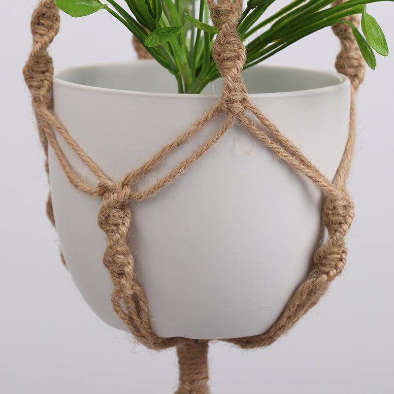 Hanging Plant Holder Jute Tape | Thrascher