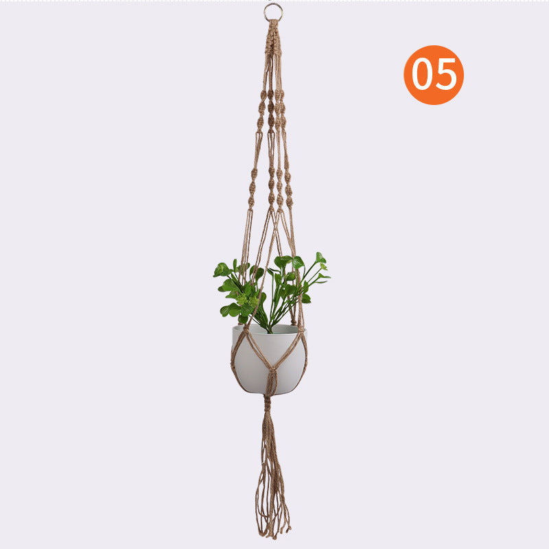 Hanging Plant Holder Jute Tape | Thrascher
