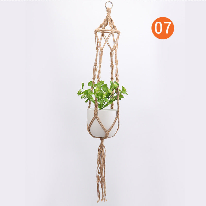 Hanging Plant Holder Jute Tape | Thrascher