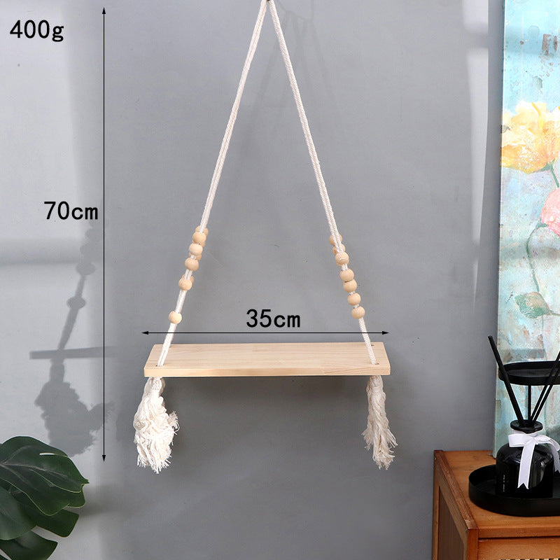 Hanging Wooden Shelf | Thrascher