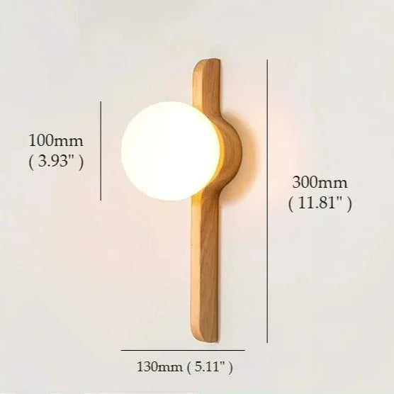 Hartshore Wood Wall Lamp