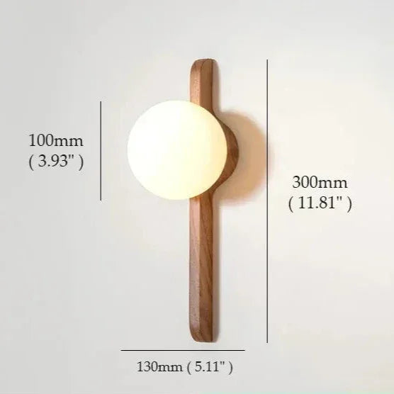 Hartshore Wood Wall Lamp