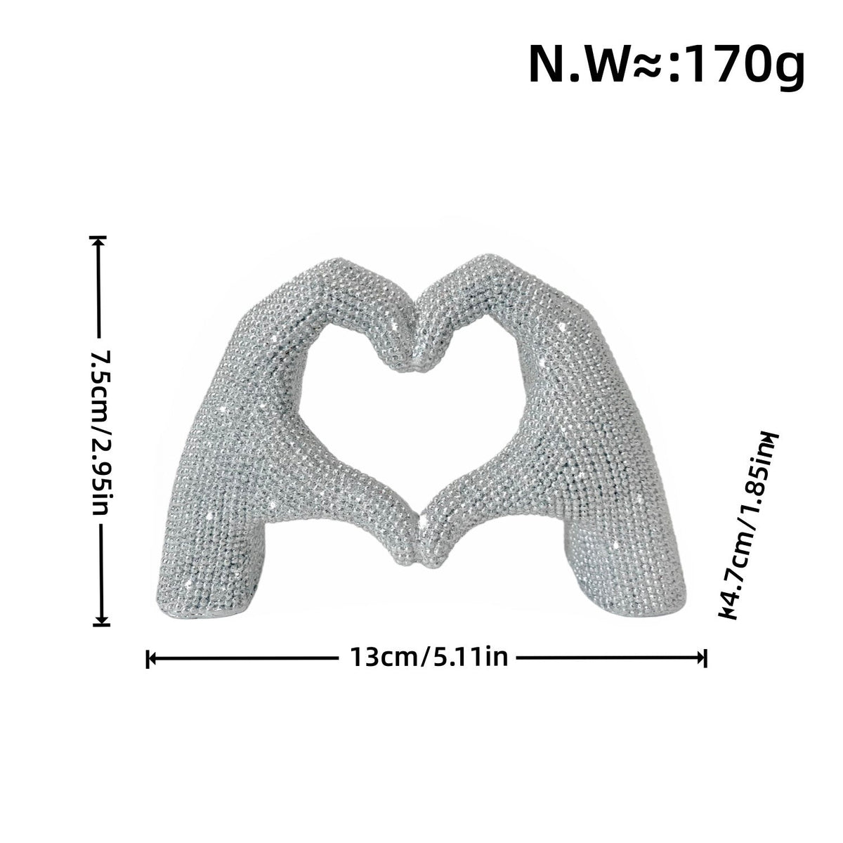 Heart Hand Sculpture | Thrascher