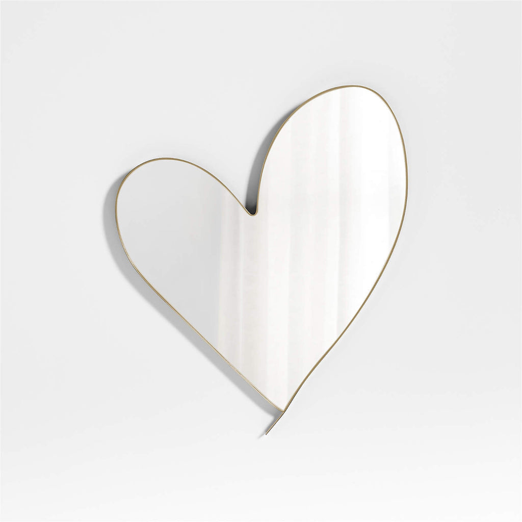 Heart-Shaped Decorative Wall Mirror | Thrascher