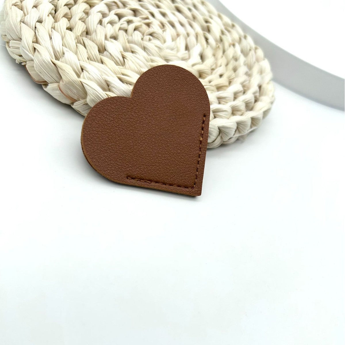 Heart-Shaped Leather Accessory | Thrascher