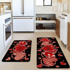 Heart-Themed Kitchen Runner Mat | Thrascher