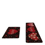 Heart-Themed Kitchen Runner Mat | Thrascher