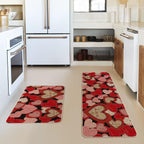 Heart-Themed Kitchen Runner Mat | Thrascher