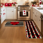 Heart-Themed Kitchen Runner Mat | Thrascher