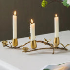 Helruna Brass Candleholder