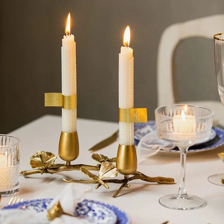 Helruna Brass Candleholder