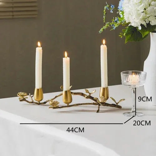 Helruna Brass Candleholder