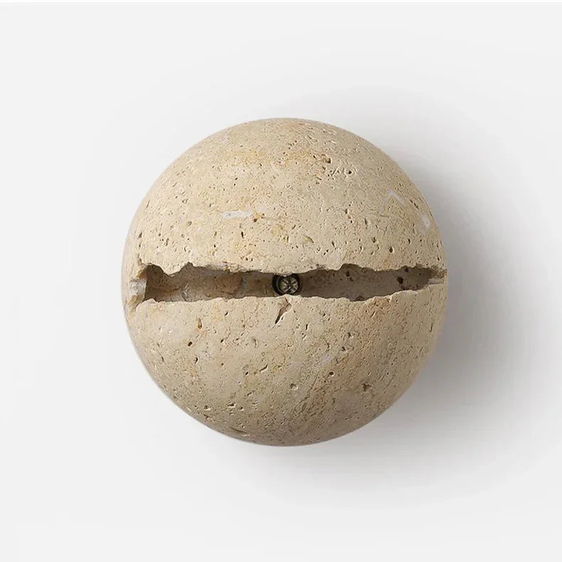 Heltora Travertine Wall Lamp
