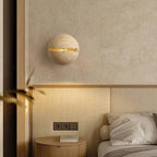 Heltora Travertine Wall Lamp