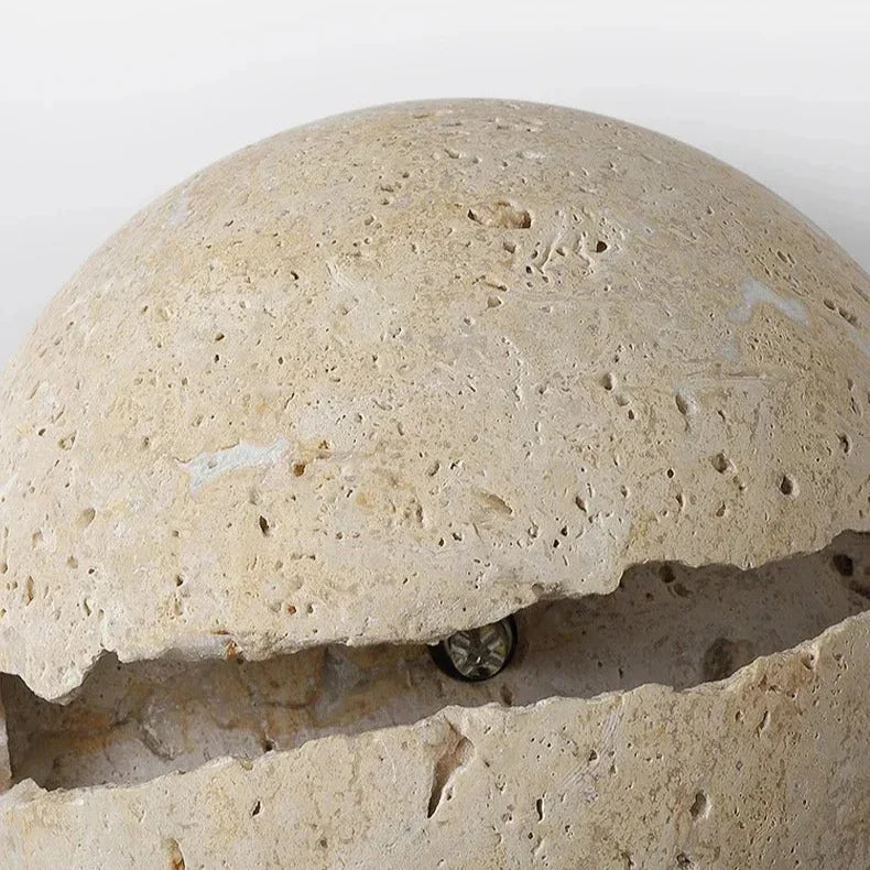 Heltora Travertine Wall Lamp