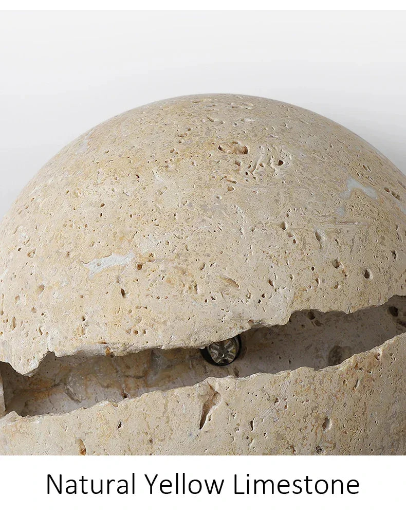 Heltora Travertine Wall Lamp