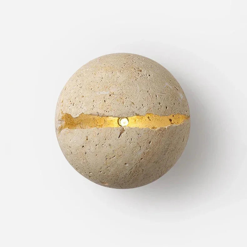 Heltora Travertine Wall Lamp