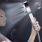 High-Pressure Shower Head with Soap Dispenser, Double-Sided Outlet, view 9