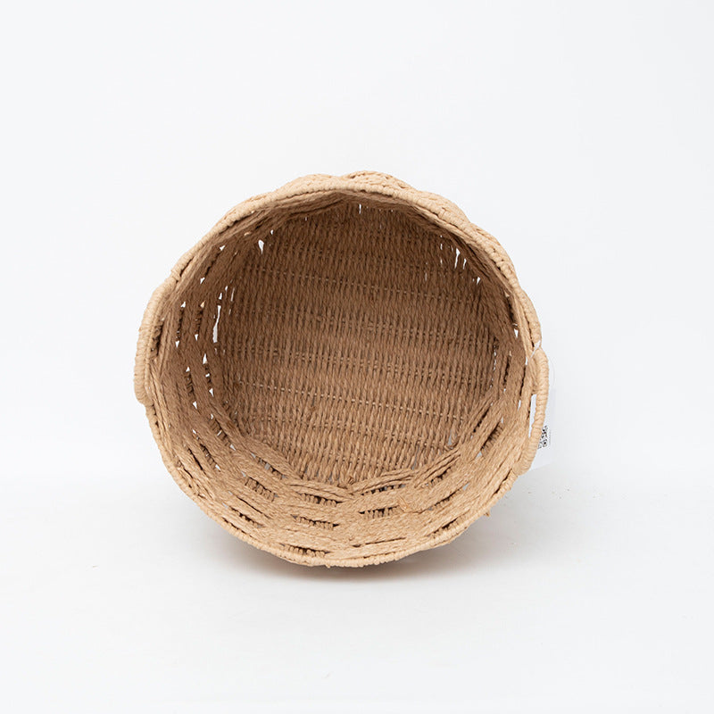 High-Quality and Decorative Storage Basket with Braided Structure | Thrascher