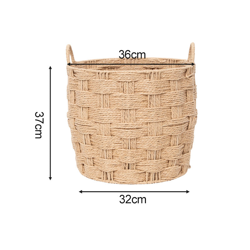 High-Quality and Decorative Storage Basket with Braided Structure | Thrascher