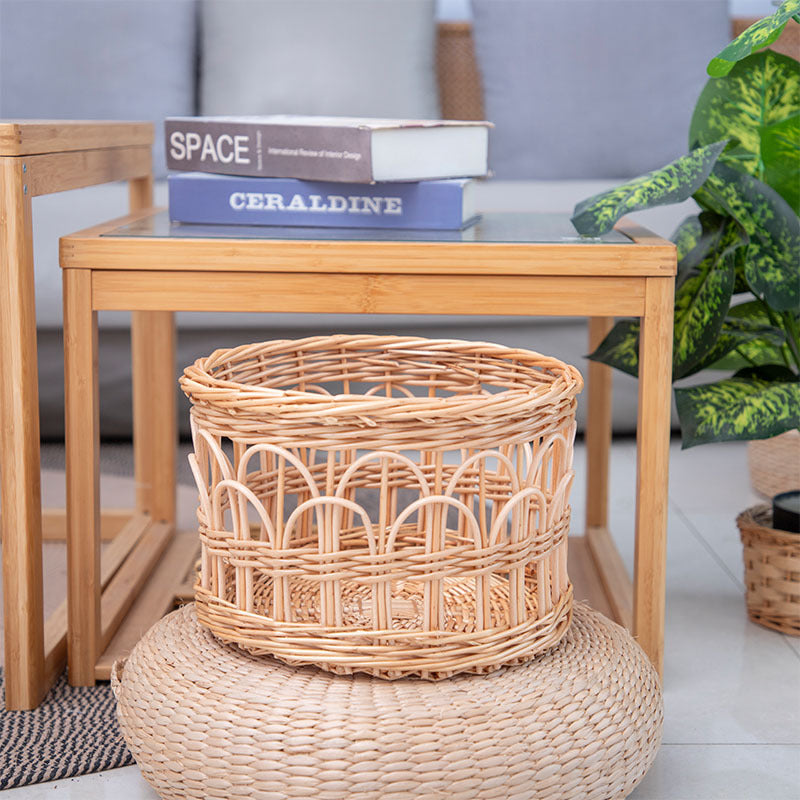 High-Quality Handcrafted Rattan Basket | Thrascher