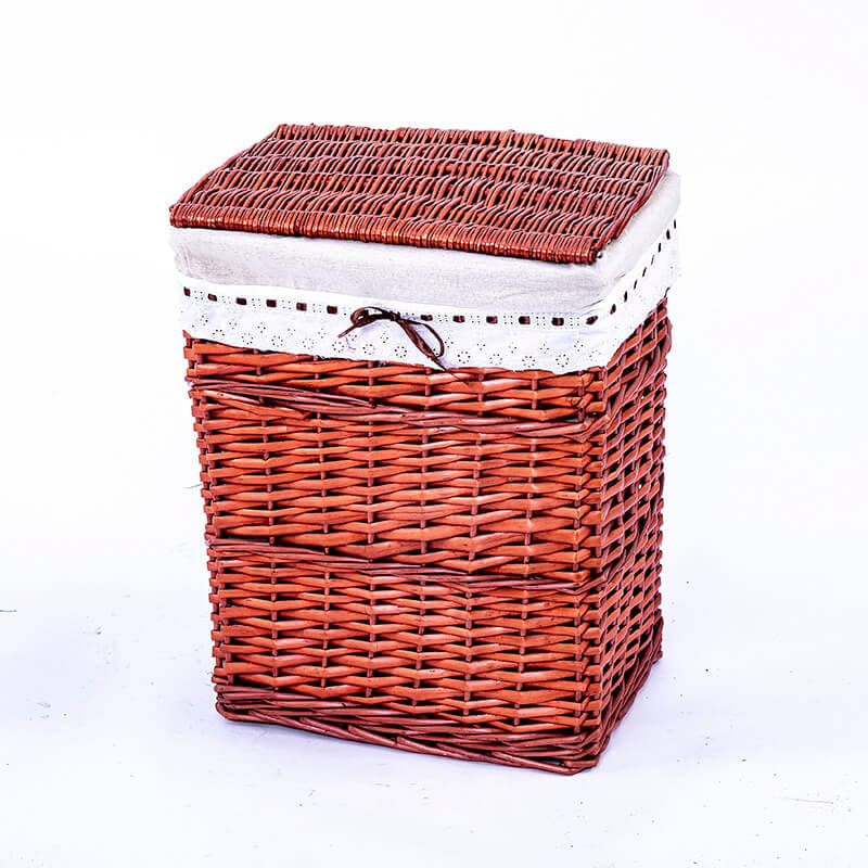 High-Quality Laundry Basket with Elegant Fabric Lining | Thrascher